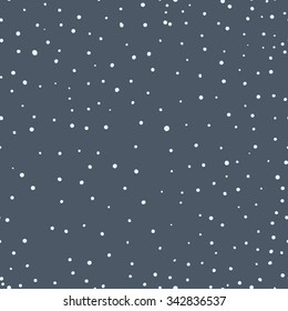 abstract seamless snowy spotty pattern