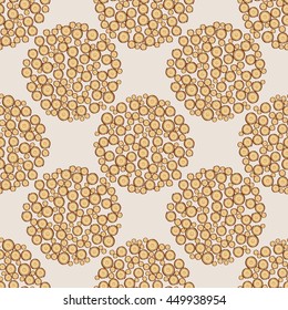 Abstract seamless spiral pattern. Vector illustration