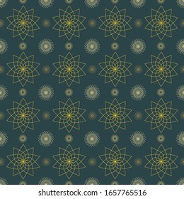 An abstract seamless Spirograph pattern background image. 