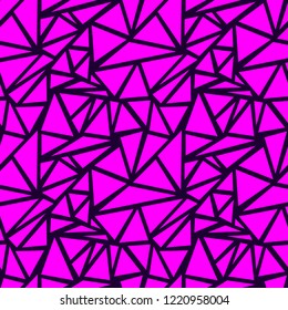 Abstract seamless sport pattern for girls, boys. Creative sport vector pattern with dots, geometric figures, triangle. Funny triangle pattern for textile and fabric. Fashion triangle sport style.
