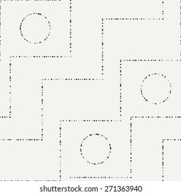 abstract seamless spotty geometric pattern