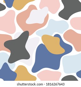 Abstract seamless spotty vector pattern