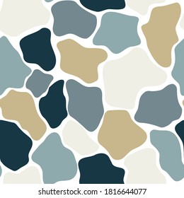 Abstract seamless spotty vector pattern