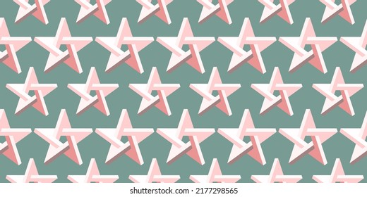 Abstract seamless star pattern for textile and wallpapers