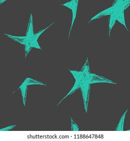 Abstract seamless stars pattern for boy, girl,  fashion and sport clothes, wrapping paper