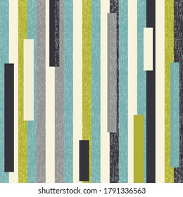 Abstract seamless striped geometric pattern in retro colors. Vector shabby striped pattern can be used for ceramic tile, wallpaper, linoleum, textile, web page background