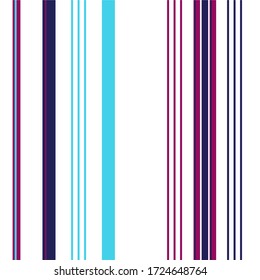Abstract seamless striped pattern in retro colors. Vertical striped pattern. Vector illustration