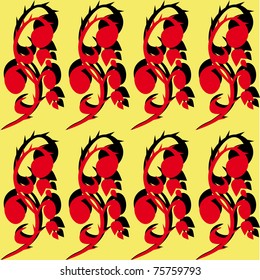 Abstract seamless structure. Illustration