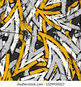 Abstract seamless stylish pattern with arrows, directions. Street style. For your design