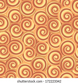 Abstract seamless swirl pattern. It can be repeated or tiled without any visible seams