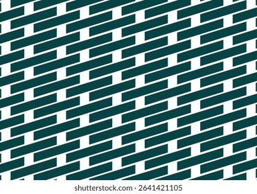 Abstract Seamless Teal and Geometric Pattern.