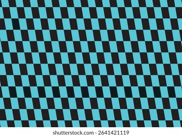 Abstract Seamless Teal and Geometric Pattern.