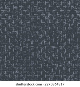Abstract seamless textile textured pattern. Monochrome grey Canvas repeat print. Metallic texture wall. Shabby Fabric endless ornament for sport textile,clothes, wrapping paper. Grunge Geometric print