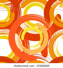 Abstract seamless texture with color circles