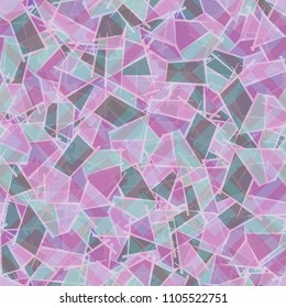 Abstract seamless texture covered with a grid of rhombuses. Multi-colored camouflage pattern.