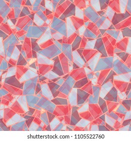 Abstract seamless texture covered with a grid of rhombuses. Multi-colored camouflage pattern.