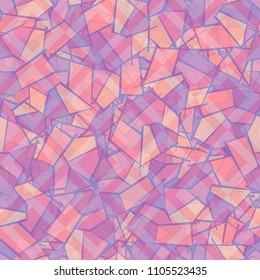 Abstract seamless texture covered with a grid of rhombuses. Multi-colored camouflage pattern.
