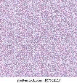 abstract seamless texture with curling branches. Vector illustration