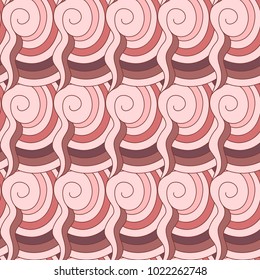 Abstract seamless texture with curls