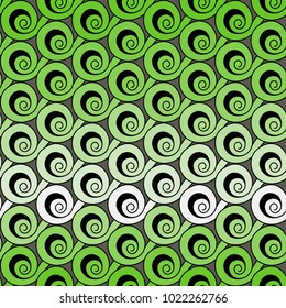 Abstract seamless texture with curls