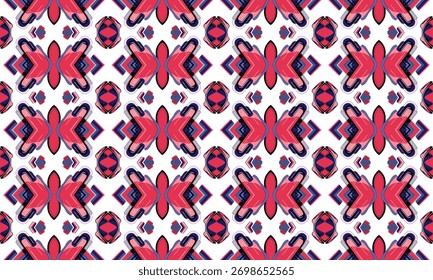 Abstract Seamless Texture Design with Gentle Shapes and Muted Colors