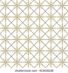Abstract seamless texture of the elements gold and silver. vector illustration. openwork mesh. for design, wallpaper, presentations