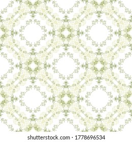 Abstract seamless texture of herbal wreaths. Decorative background for web, wallpaper, textile, stationery, scrapbook, wrapping paper design