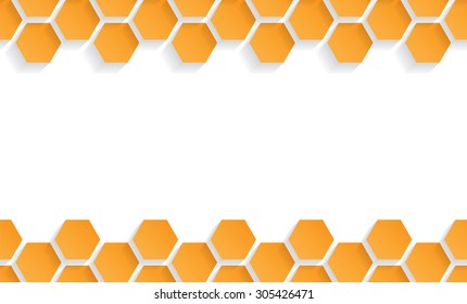 Abstract  seamless texture with honeycombs. Vector illustration