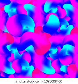 abstract seamless texture of main shapes with random-shaped gradients