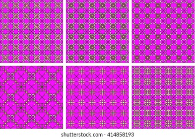 Abstract seamless texture on a pink background. vector illustration. openwork mesh. for design, wallpaper, presentations