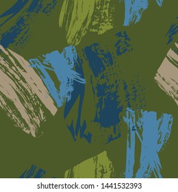 Abstract seamless texture pattern for print, fabric, wallpapers, clothes.  Ornament by brush.