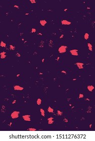 Abstract seamless texture with pink strokes on violet background