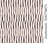 Abstract seamless texture with small vertical lines. Hand drawn monochrome vector pattern. Modern simple geometrical background