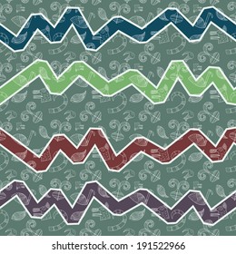 Abstract seamless texture with stylized