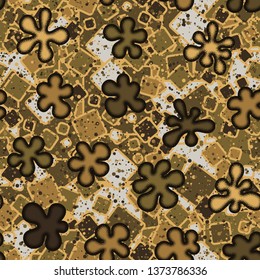 Abstract seamless texture that consists of convex blots and an abstract background.