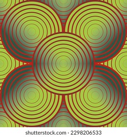 Resumen de fondo textil sin fisuras con color verde combinado con color rojo