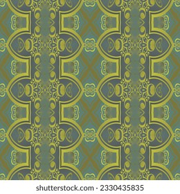 Abstract seamless textured background in green and yellow colors
