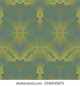 Abstract seamless textured background in green and yellow colors