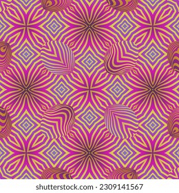 Resumen de fondo sin costuras en tonos rosa y amarillo dorado