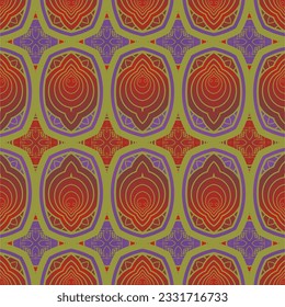 Resumen de fondo textil sin fisuras en colores rojo, púrpura y amarillo