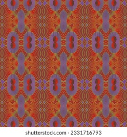 Abstract seamless textured background in red, purple and yellow colors