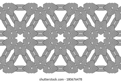 Abstract seamless (tile, pattern) background. Texture. Vector illustration.