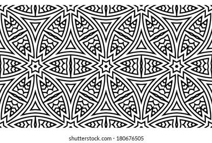 Abstract seamless (tile, pattern) background. Texture. Vector illustration.