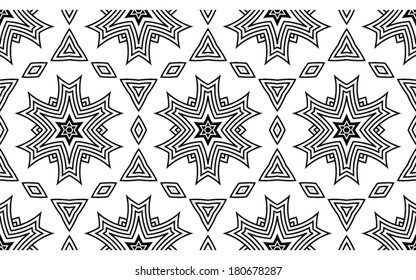 Abstract seamless (tile, pattern) background. Texture. Vector illustration.