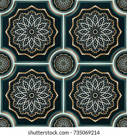 Abstract seamless tiles pattern