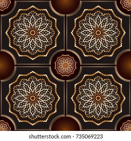 Abstract seamless tiles pattern