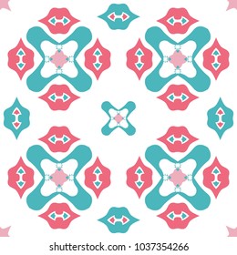 Abstract seamless tiling pattern . Endless texture for wallpaper, web page background, textile design, wrapping paper etc