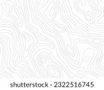 Abstract Seamless Topographic Contour Pattern Background