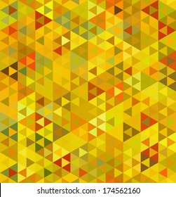 Abstract Seamless Triangle Geometrical Multicolored Background, Vector Illustration