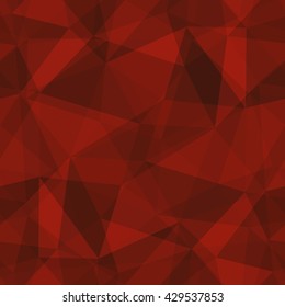 Abstract seamless triangle pattern. Light and dark red triangle pattern for background or wallpaper. Triangle pattern for printing presentation or flyer. Triangle pattern with transparency.